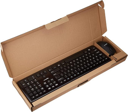 Amazon Basics Wired Keyboard and Mouse Bundle, Full-Sized, QWERTY Layout - Image 4