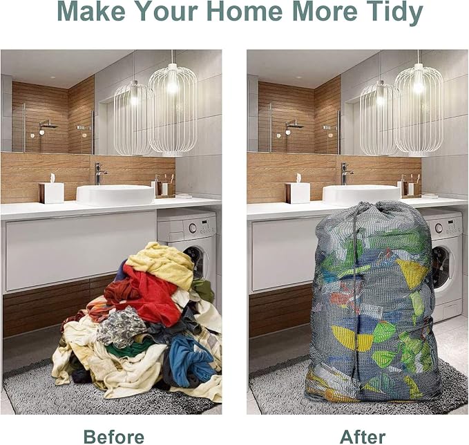 Dalykate Mesh Laundry Bags, Heavy Duty - Image 4