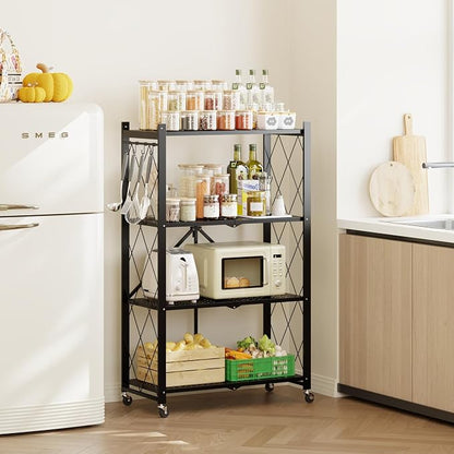 Fenbeli Foldable Shelves with Wheels - Image 2