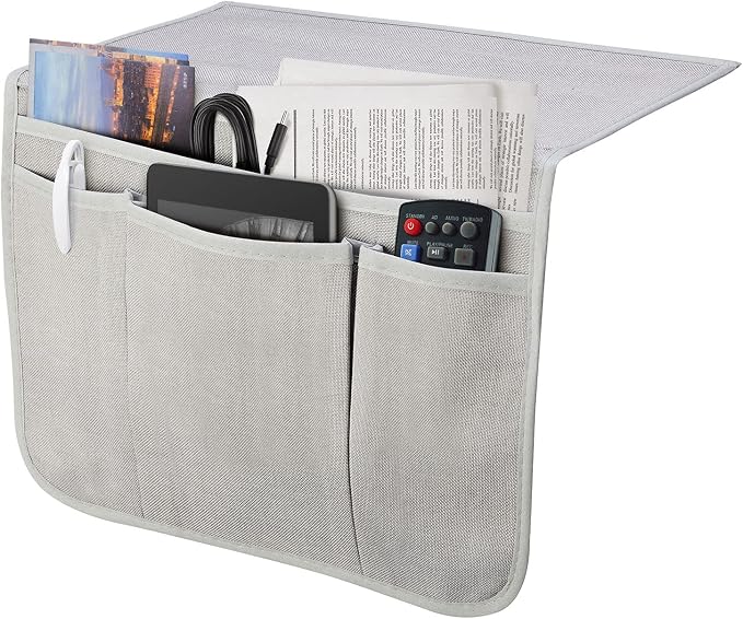 Bedside Caddy Bedside Storage Organizer Magazine Phone Tablet iPad Remote Holder by SYSOV