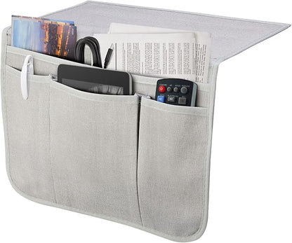 Bedside Caddy Bedside Storage Organizer Magazine Phone Tablet iPad Remote Holder by SYSOV