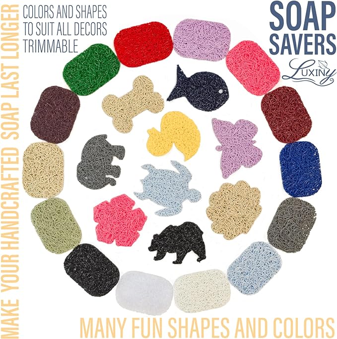 Soap Savers for Bar Soap & Shampoo Bar Holder, American Made by Luxiny - Image 5
