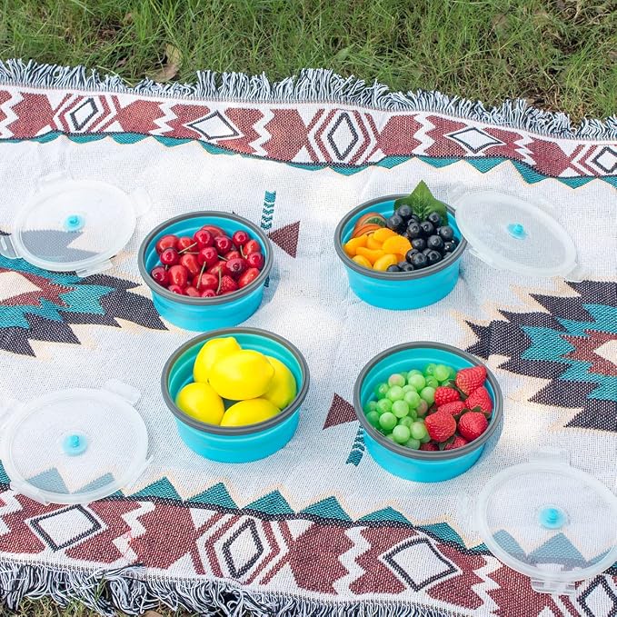 Collapsible Food Storage Containers Round - Image 8