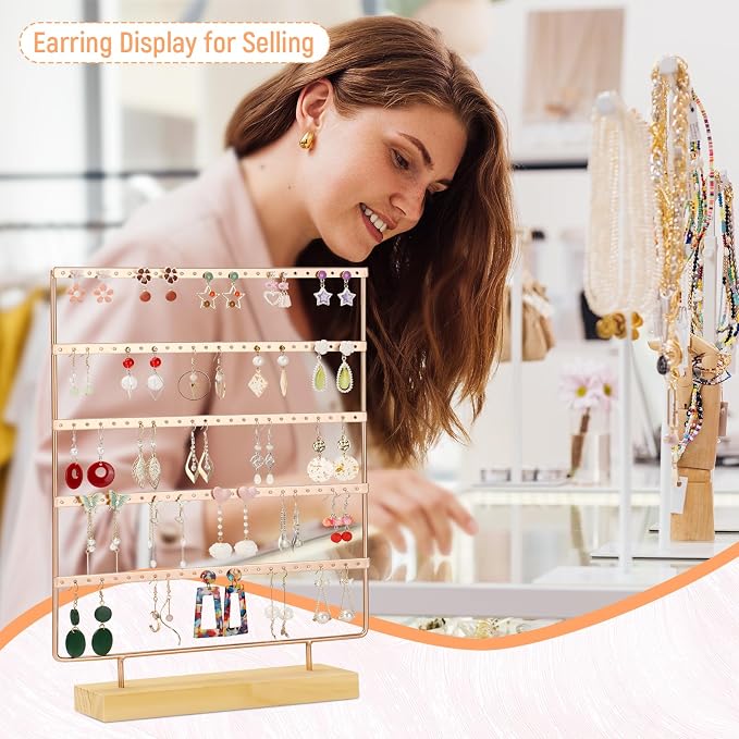 Earring Holder Organizer, Ear Jewelry Tree Organizer - Image 7