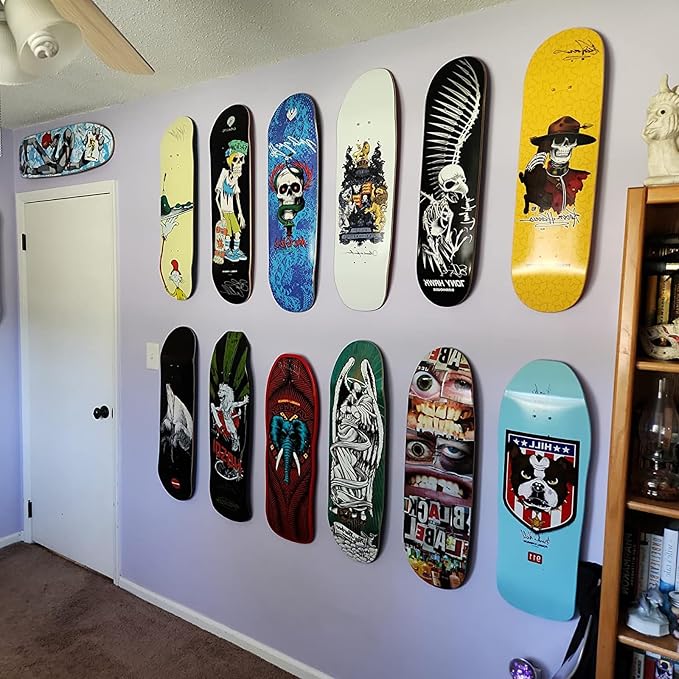Skateboard Wall Mount Display, Aluminum Skateboard Hanger - Image 7