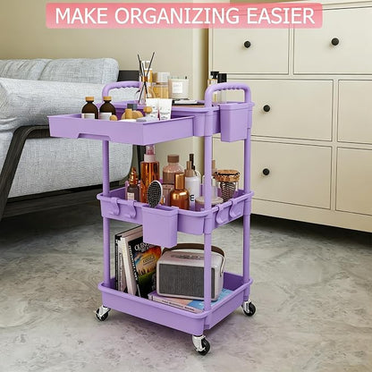 REBECAT 3 Tier Rolling Cart - Image 6