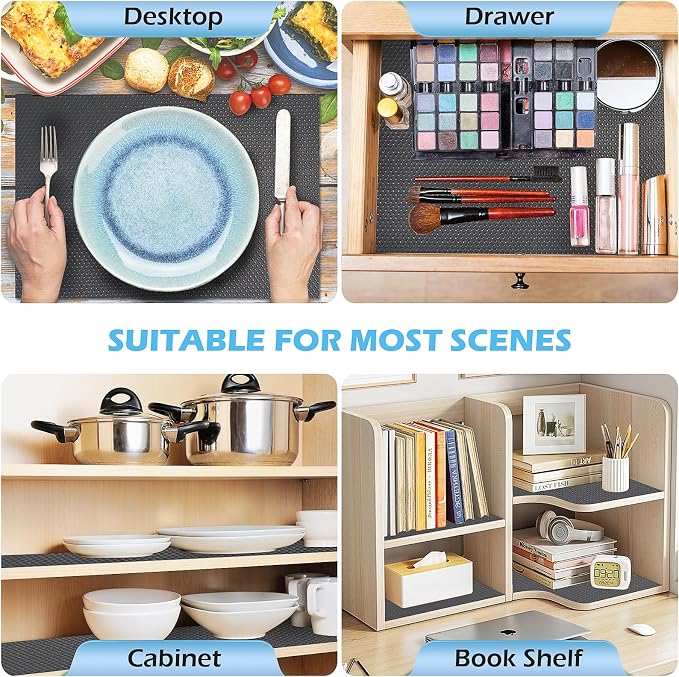 Drawer Liners, Waterproof Shelf Liner, Anti-Slip Non-Adhesive BPA Free Kitchen - Image 5