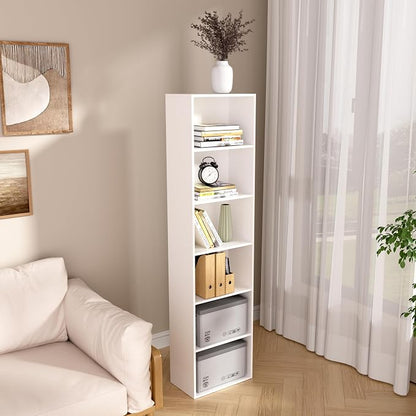 Wooden 6 Cube Storage Organizer, 6 Tier Closet Organizers Storage Cubes Display - Image 2