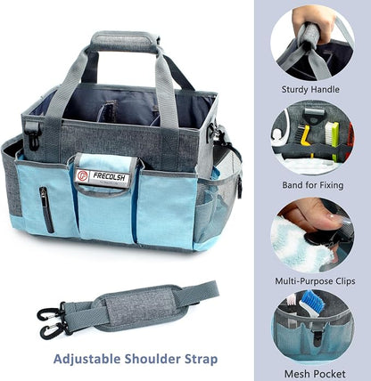 Large Cleaning Caddy for Cleaning Suppliers Organizer, Wearable Cleaing Bag - Image 4