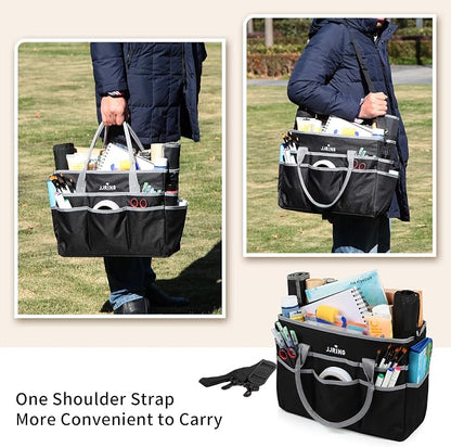 JJRING Large Multi-Functional Carrying Bag, 600D Nylon Artist Tote Bag - Image 6