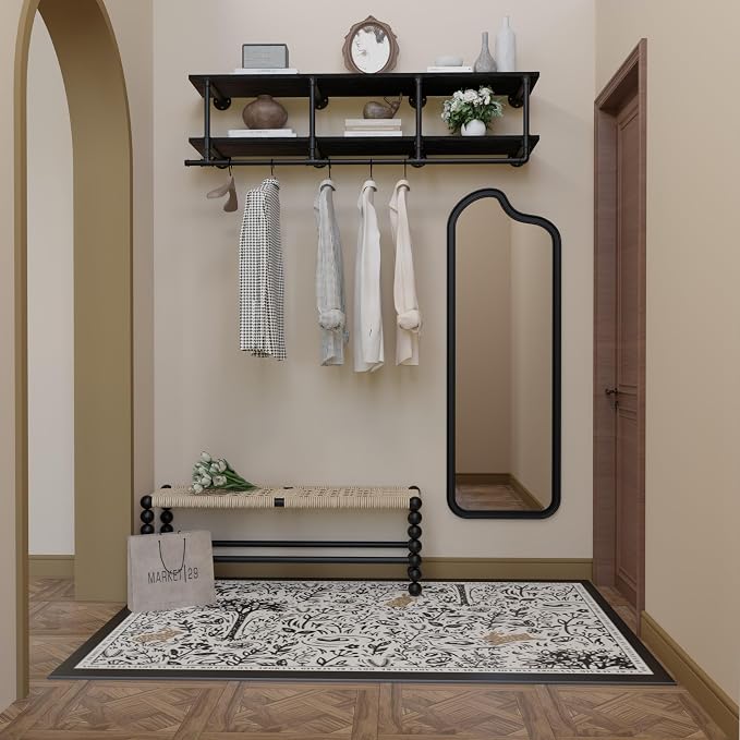Wall Mounted Clothes Rack 12 Inch Deep, 60 Inch Heavy Duty Garment Rack - Image 6