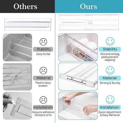 Vtopmart 8 Pack 6" Tall Upgrade Drawer Dividers - Image 8
