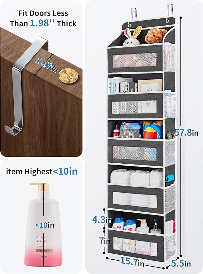 JARLINK Over the Door Organizer - Image 3