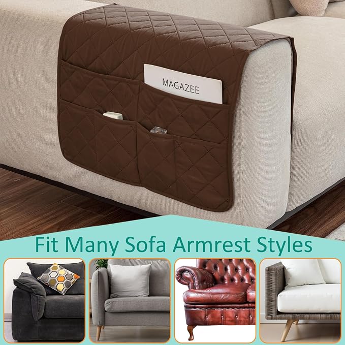 Remote Control Holder for Recliner Non-Slip Armchair Caddy Couch Armrest - Image 6