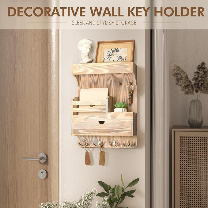 Rebee Vision Farmhouse Key Holder Wall Mount - Image 4