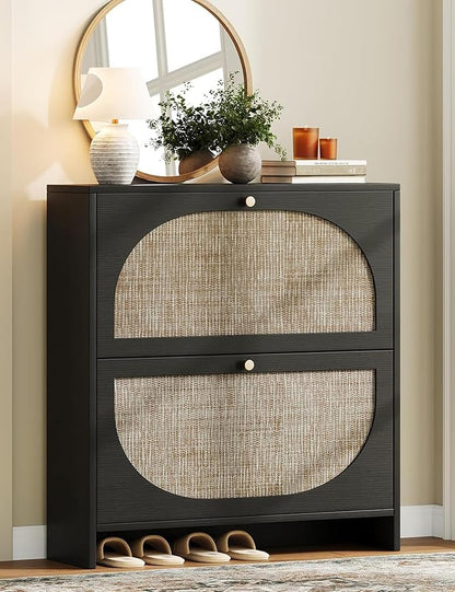 Nicetree Shoe Organizer for Entryway, Slim Shoe Rack by Nicetree