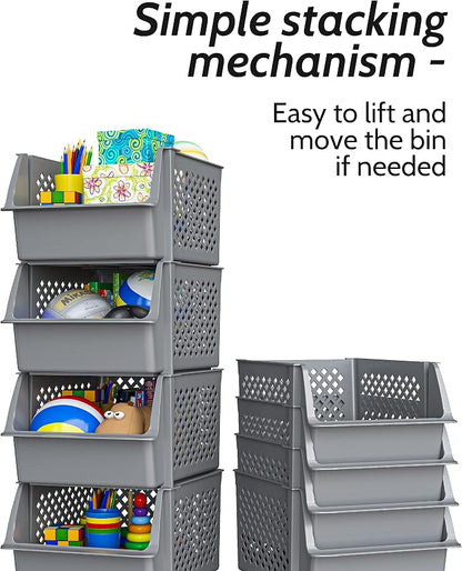 Skywin TidyFriend Stackable Storage Bins - Image 8