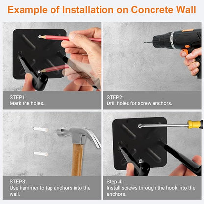 Steel Garage Storage Hooks Wall Tool Organizer, 14 Inch Garage Hook Heavy Duty - Image 5