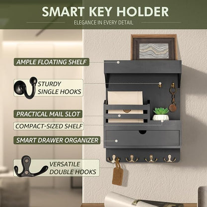 Rebee Vision Modern Key Holder Wall Mount - Image 5