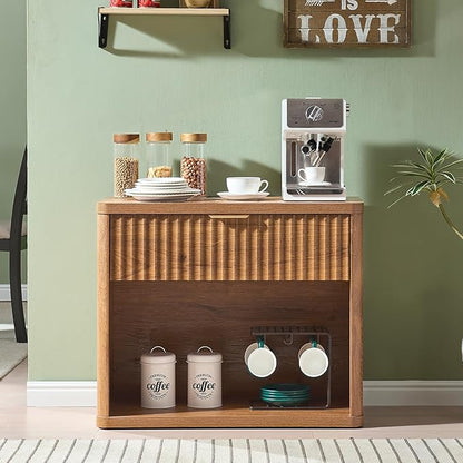 LEYAOYAO 31" Wide Fluted Nightstand - Image 4