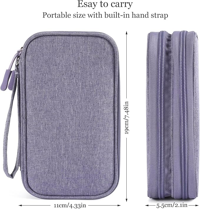 Electronic Organizer Travel Cable Accessories Bag, Electronic Organizer Case - Image 2