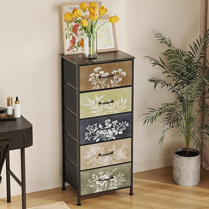 Tohomeor Vintage Dresser Vertical Nightstand - Image 4