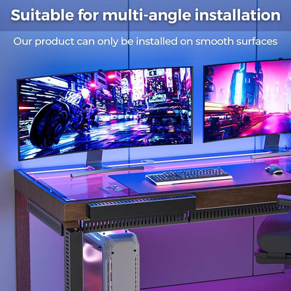 Yecaye 62.8in Cable Raceway, Large Under Desk Cable Management - Image 3