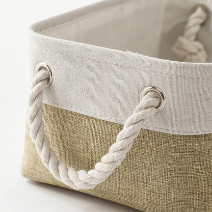 Small Storage Baskets for shelves, Fabric Storage Baskets for closet, - Image 6