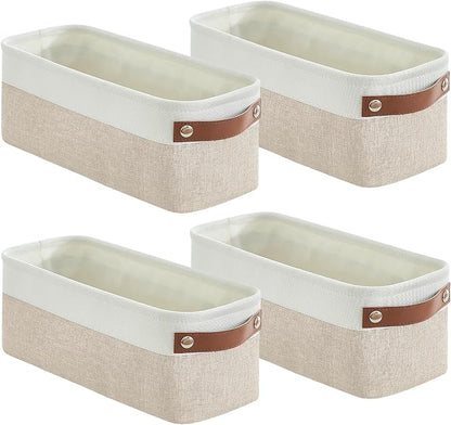 Bagnizer Small Fabric Storage Baskets, Decorative Basket - Image 9