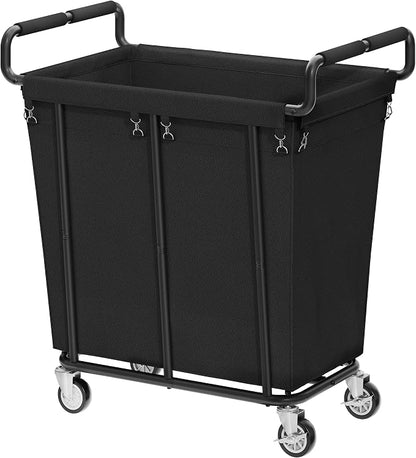 Laundry Hamper with Wheels, 250L Rolling Medium Laundry Basket by Gewudraw