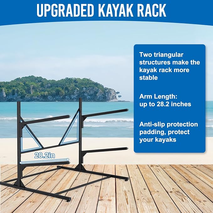 Kayak Storage Rack, Kayak Wall Mount Rack, Kayak Rack - Image 2