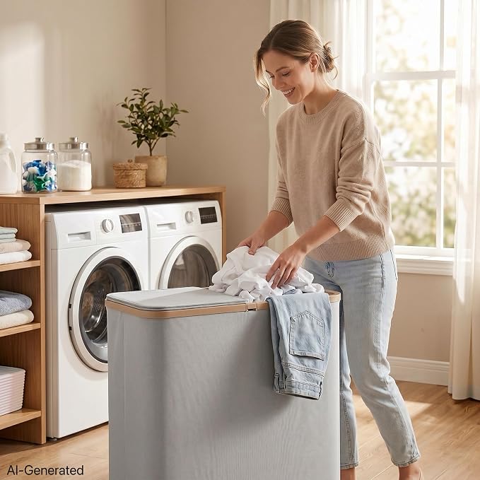 DOKEHOM 160L Extra Large Laundry Hamper - Image 8