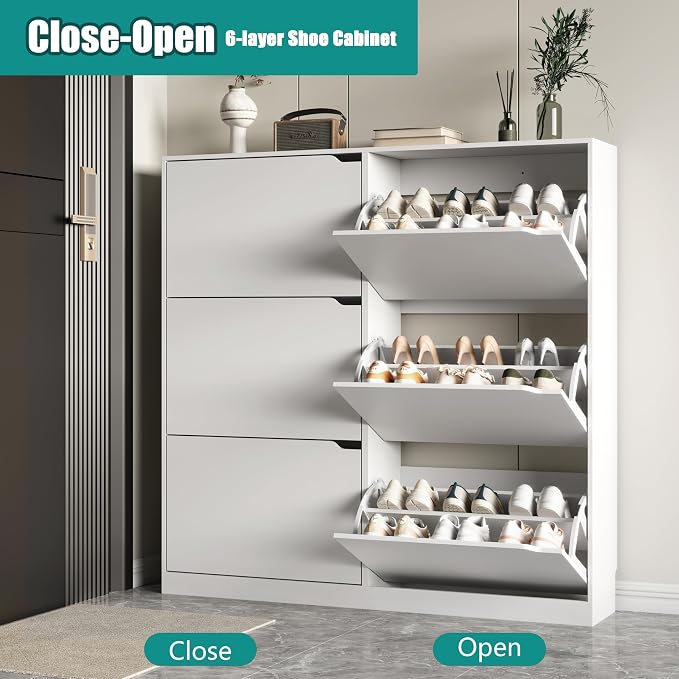 Xixini Shoe Storage Cabinet for Entryway - Image 3