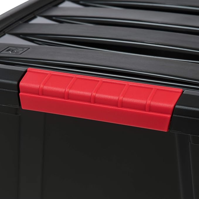 IRIS USA 32 Qt Stackable Plastic Storage Bins - Image 5