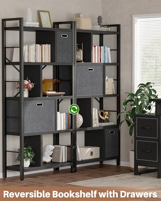 Armocity Bookshelf with Drawers - Image 5