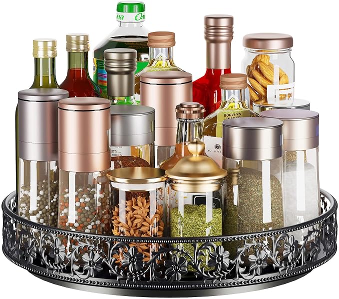 13 inch Lazy Susan Turntable Organizer, by HISKIWUU