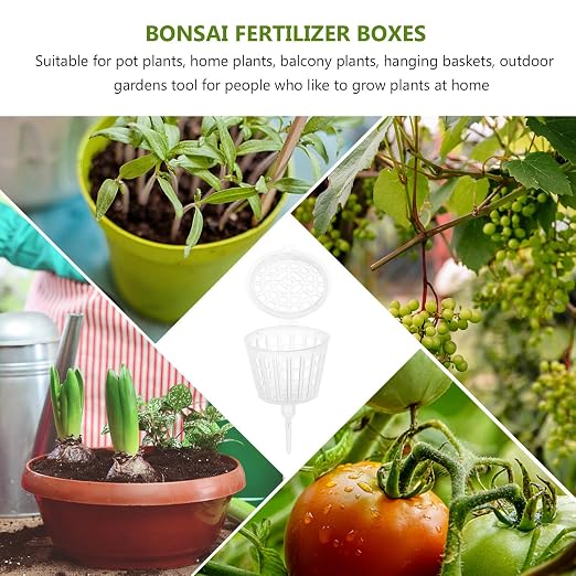 Yardwe 30Pcs Bonsai Fertilizer Boxes Reusable Plastic Fertilization Containers - Image 8