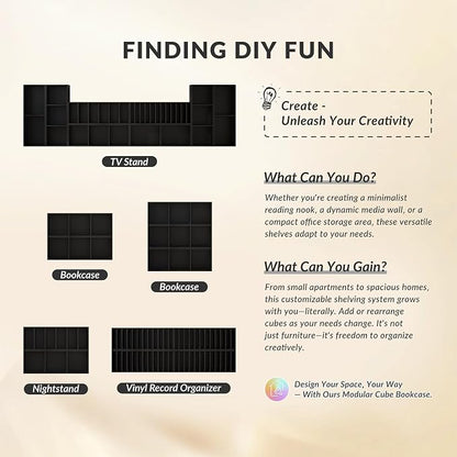IOTXY DIY Modular Cube Bookcase - Image 7