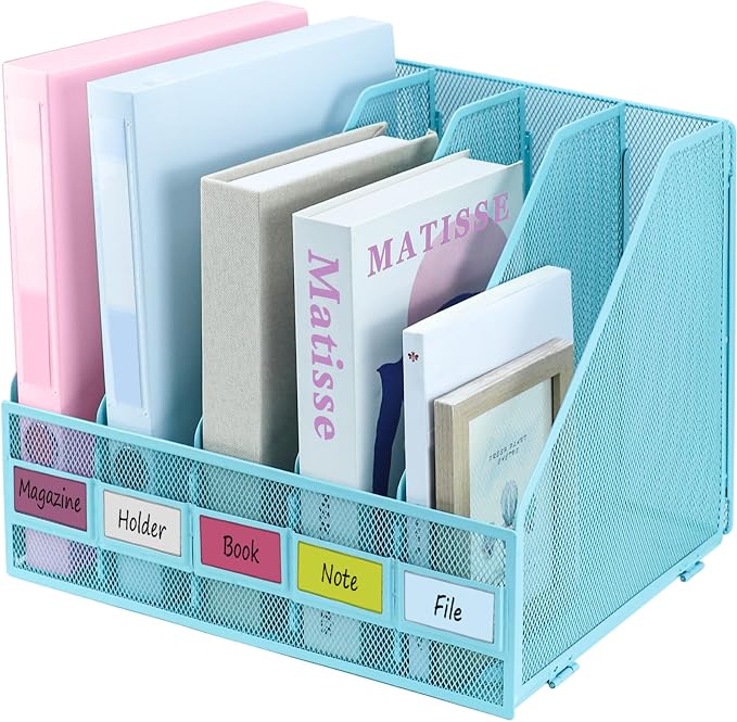 Desk Organizers, Metal Magazine File Holder by ideallife