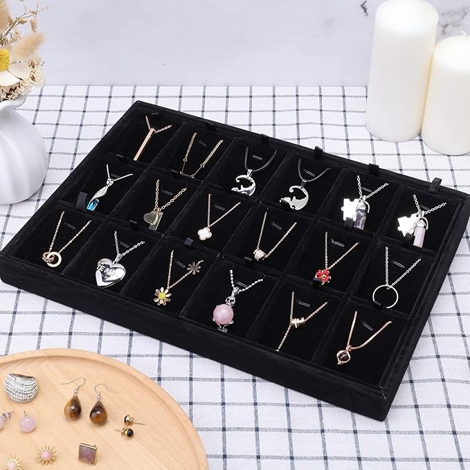24 Grids Stackable Jewelry Tray Organizer - Image 2