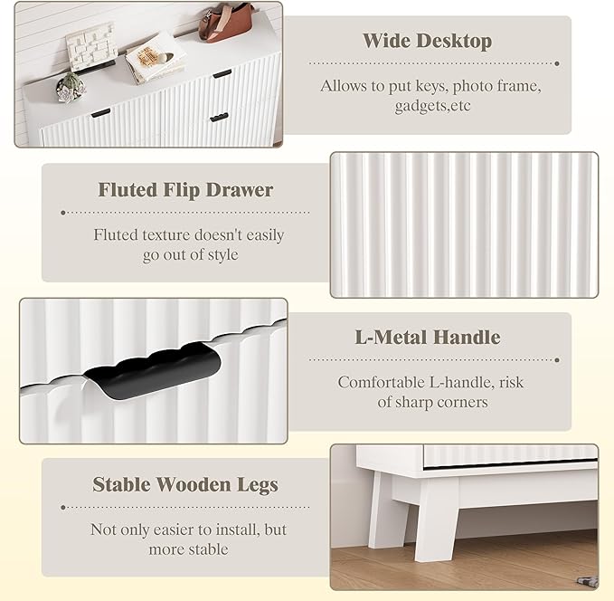 HUANLEGO Shoe Cabinet Storage for Entryway - Image 5