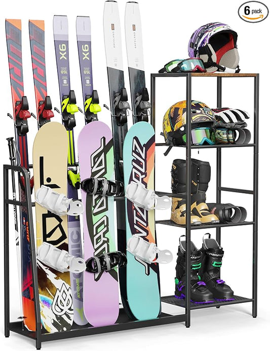 Freestanding Snowboard Rack by Lurgno