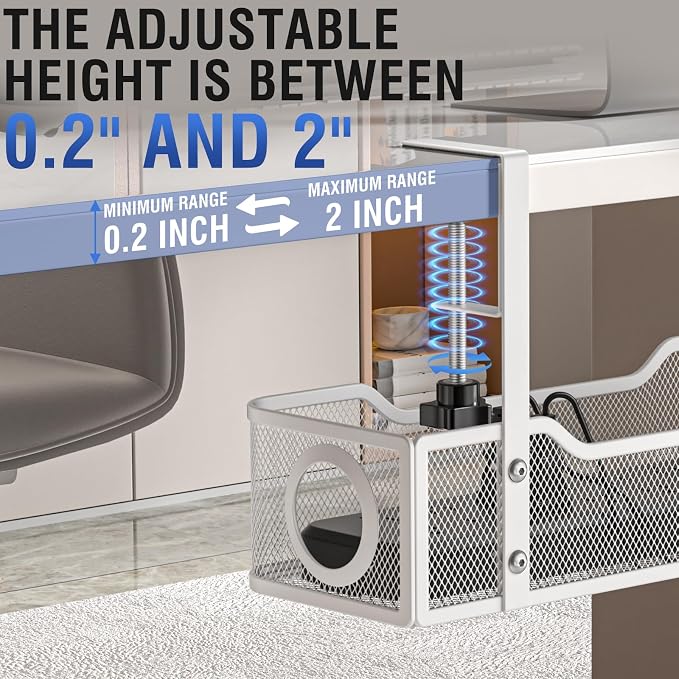 Under Desk Cable Management Tray - Image 2