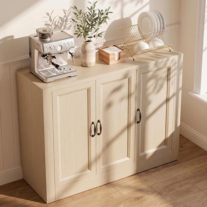 78.5" W Modern Buffet Cabinet, Modular Sideboard Cabinet - Image 9