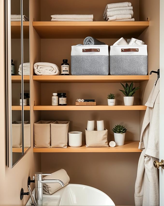 DECOMOMO Storage Baskets for Shelves - Image 9