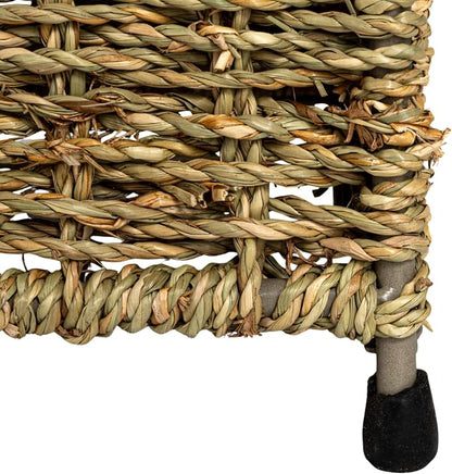 Household Essentials Brown ML-5445 Wicker 3 Compartment Laundry Sorter - Image 6