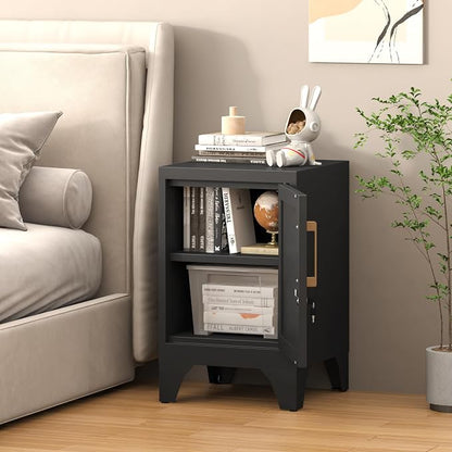 23.6" H Metal Locker Storage Cabinet, Small Locker - Image 2