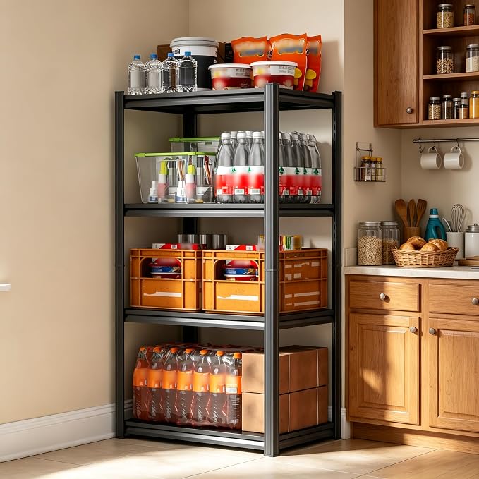 PRESTELION Garage Shelving 4-Tier Metal Storage Shelving Unit, 2000 LBS Total - Image 2