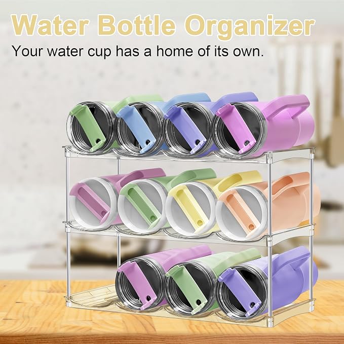 Stackable Water Bottle Organizer & Holder - Image 8