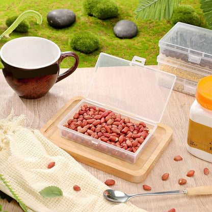 Jetec 18 Pieces Mini Plastic Clear Beads Storage Containers Box - Image 7